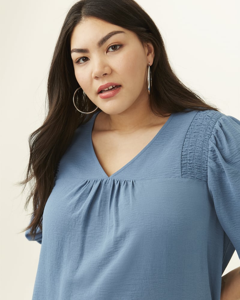 Front of plus size Diana Blouse by East Adeline | Dia&Co | dia_product_style_image_id:186028
